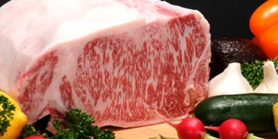 Wagyu-Fleisch mit Fleischmarmorierung