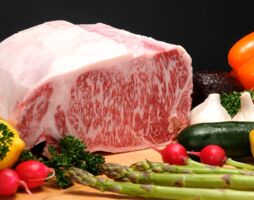 Wagyu-Fleisch mit Fleischmarmorierung